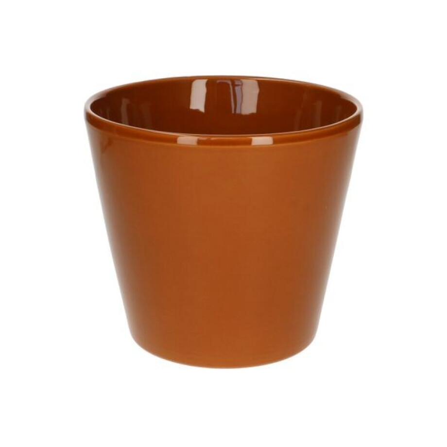 Bloempot, aardewerk, terracotta kleur, Ø17,5 cm Bloempot, aardewerk, terracotta kleur, Ø17,5 cm afbeelding 1