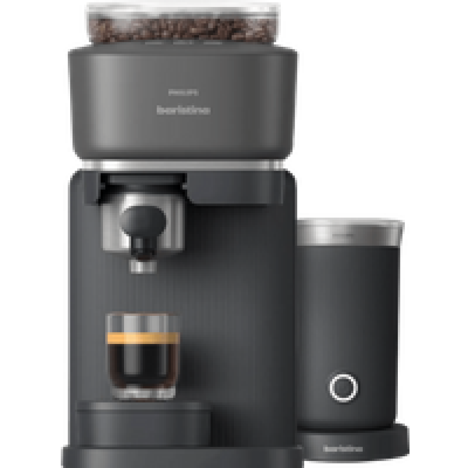 Philips BAR303/60 Zwart + Melkopschuimer Philips BAR303/60 Zwart + Melkopschuimer afbeelding