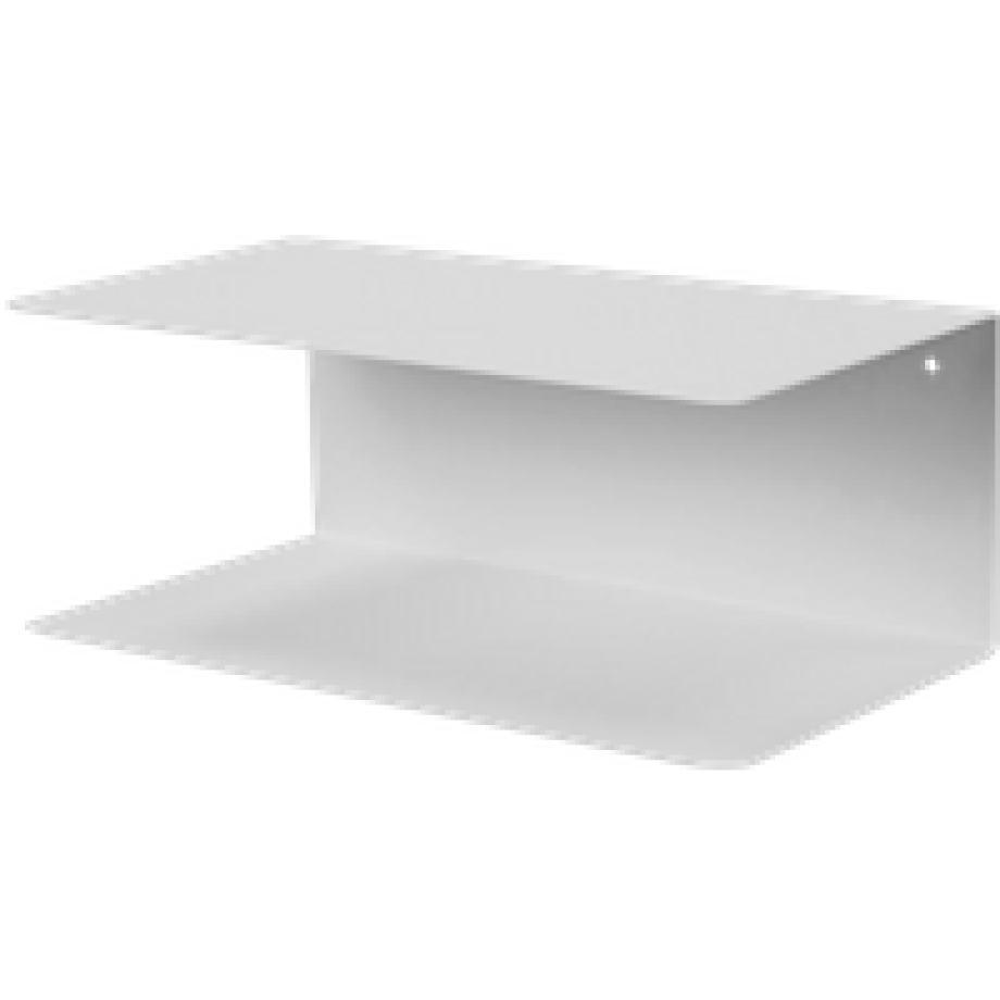 Yara metalen wandplank wit - 35 x 20 cm afbeelding 1