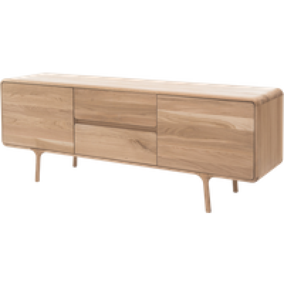 Fawn sideboard houten dressoir naturel - 180 x 45 cm afbeelding 1