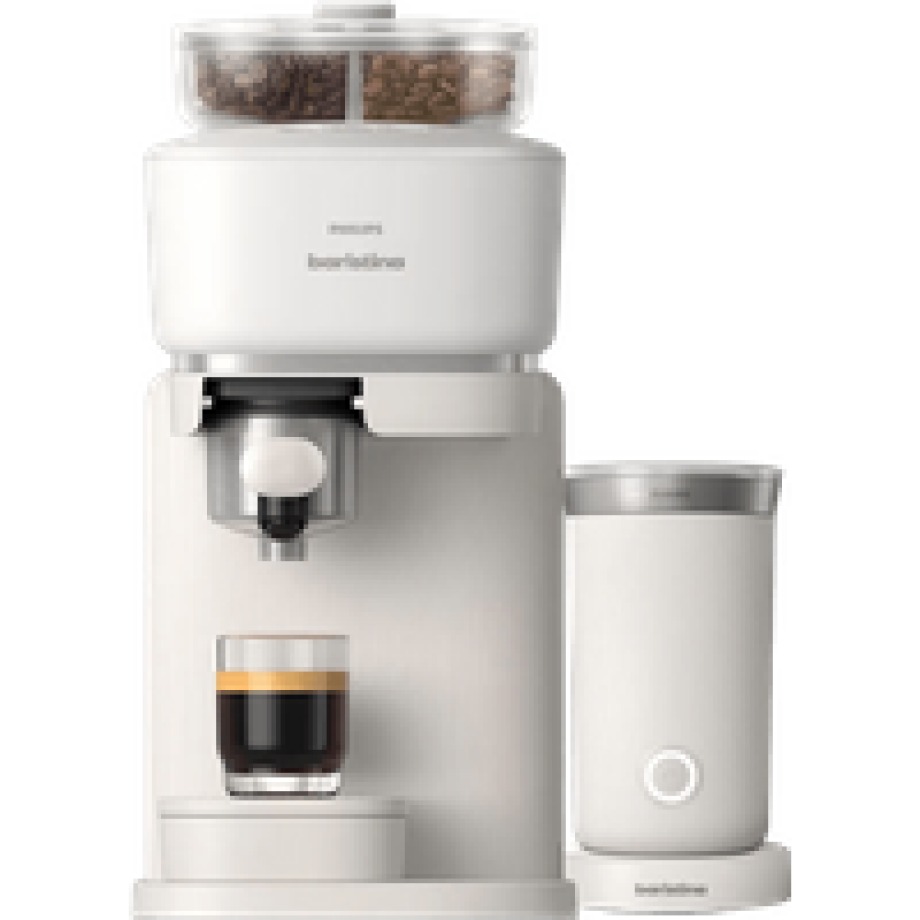 Philips Baristina Bean Swap BAR320/00 Wit + Melkopschuimer afbeelding 
