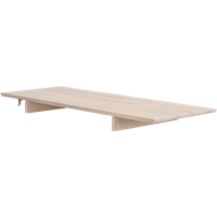 Filippa verlengstuk voor de ronde Filippa eettafel whitewash - 120 x 45 cm afbeelding 1