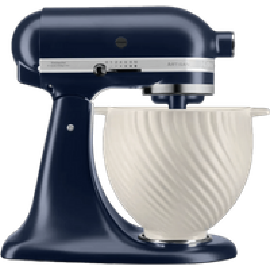KitchenAid Artisan Mixer 5KSM125EIB Blauw + Design Mengkom Wit afbeelding 