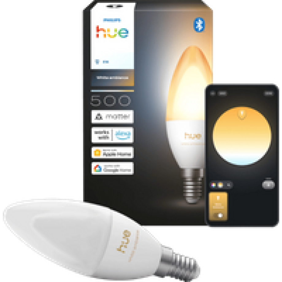 Philips Hue Kaarslamp White Ambiance E14 Losse lamp afbeelding 