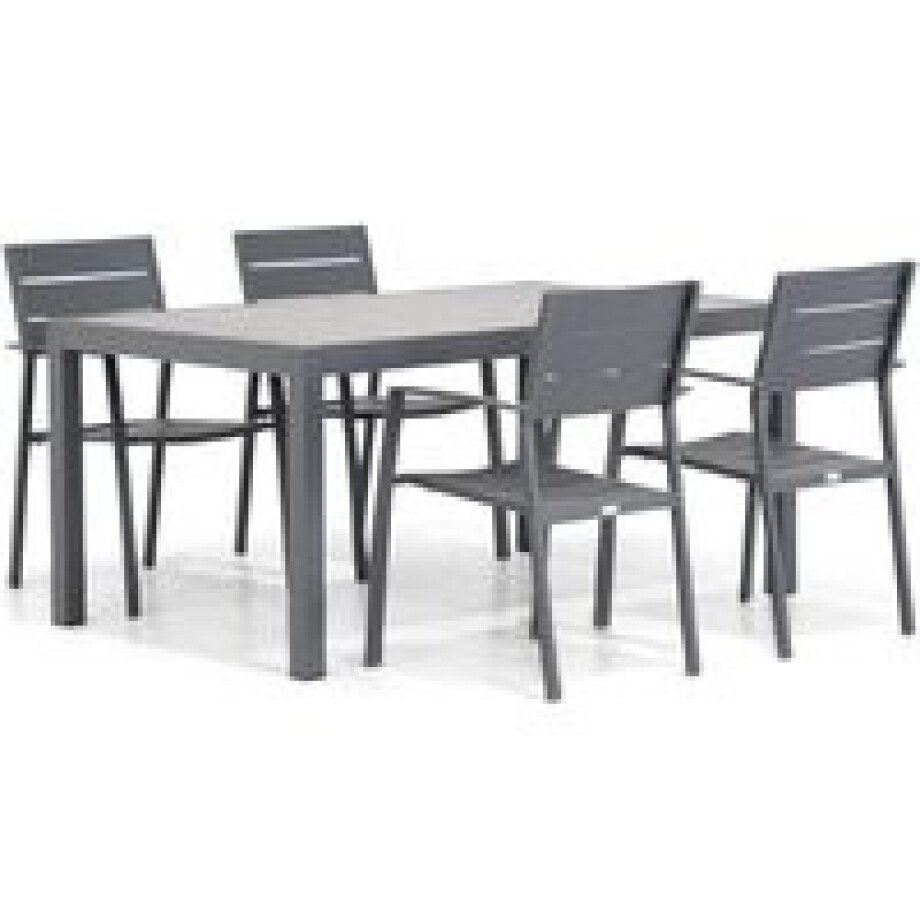 Lifestyle Stella/Residence 164 cm dining tuinset 5-delig afbeelding 1