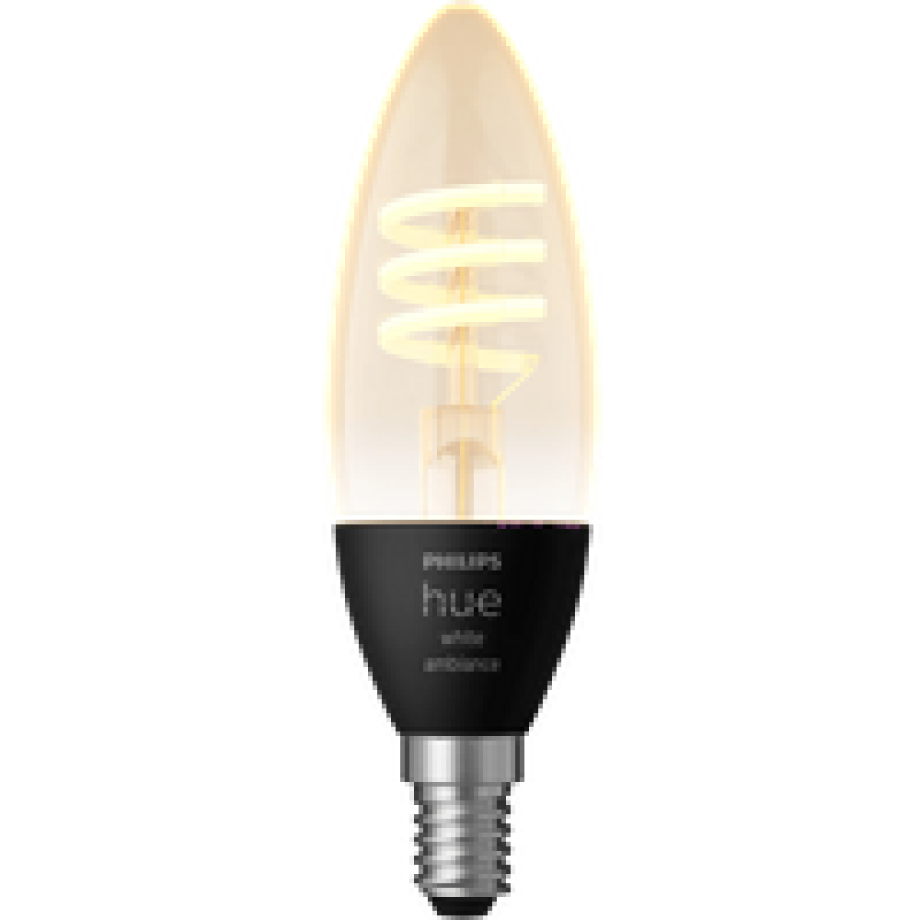 Philips Hue Filamentlamp White Ambiance kaarslamp E14 Losse lamp afbeelding 