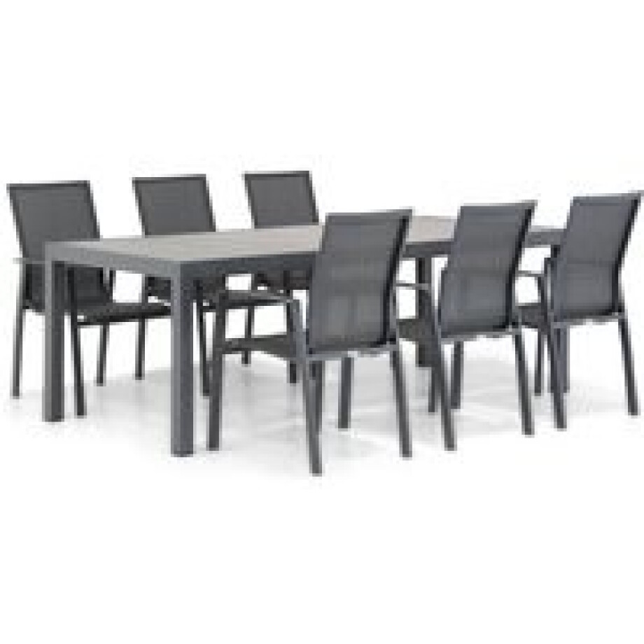 Lifestyle Ultimate/Residence 220 cm dining tuinset 7-delig Lifestyle Ultimate/Residence 220 cm dining tuinset 7-delig afbeelding 1