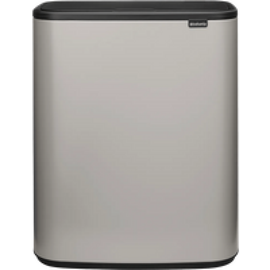 Brabantia Bo Touch Bin Prullenbak 60 Liter Soft Grey afbeelding 