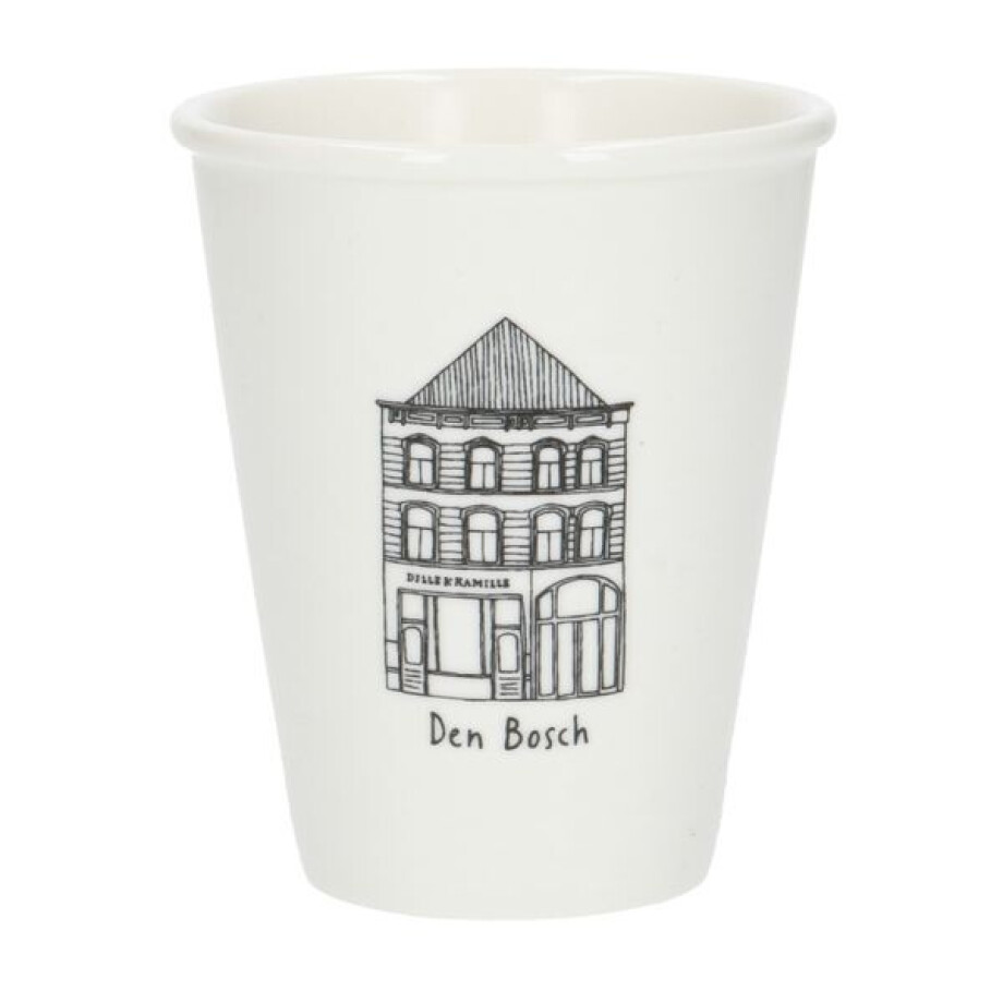 Gevel mok, Den Bosch, porselein, 200 ml Gevel mok, Den Bosch, porselein, 200 ml afbeelding 1