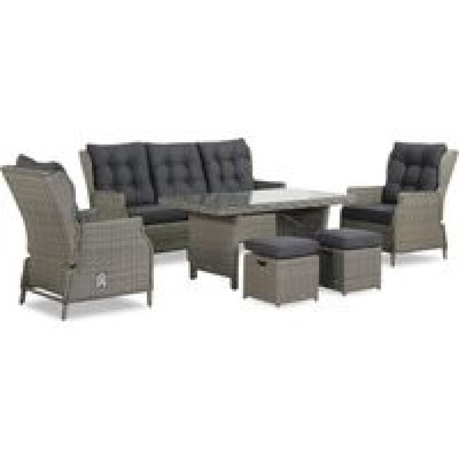 Garden Collections New Castle dining loungeset 6-delig afbeelding 1