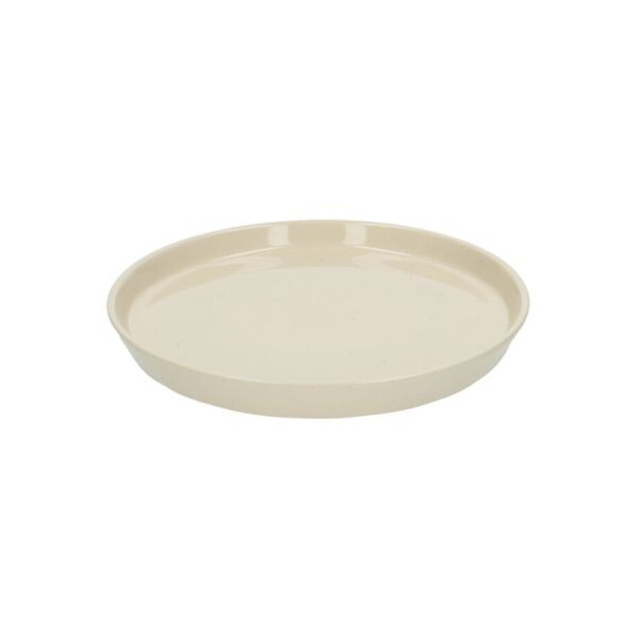 Ontbijtbord, steengoed, beige, spikkel, Ø 20,5 cm afbeelding 1