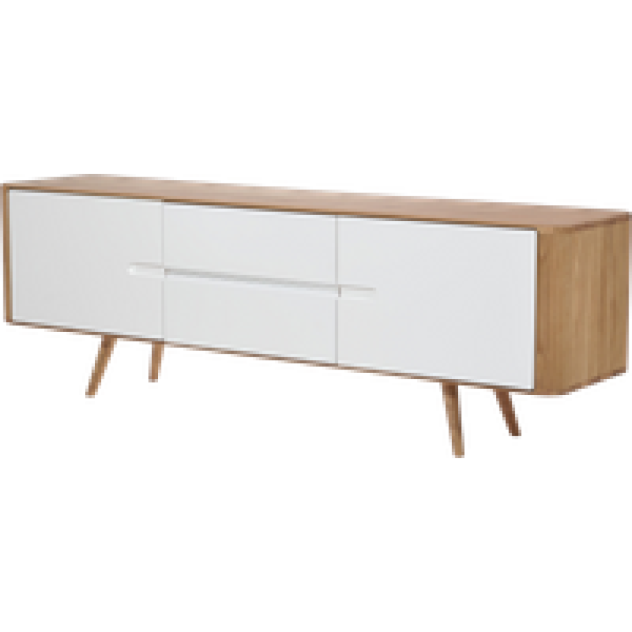 Ena sideboard houten dressoir naturel - 180 cm afbeelding 1