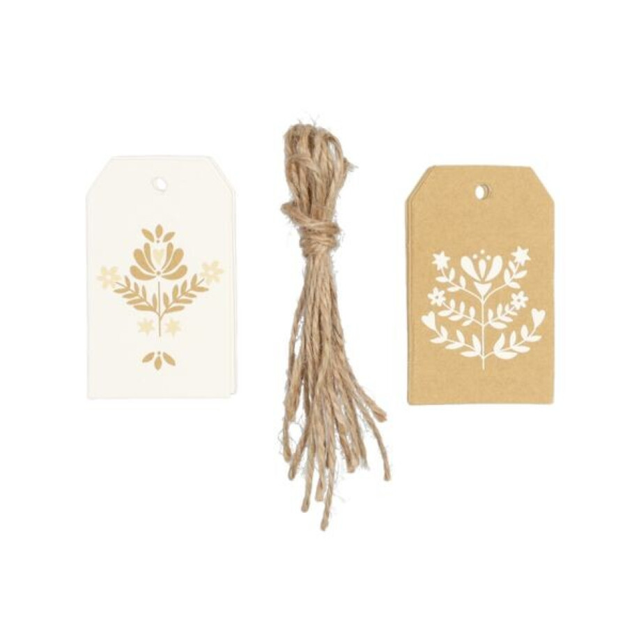 Cadeaulabels, decoratief, papier, 10 stuks Cadeaulabels, decoratief, papier, 10 stuks afbeelding 1