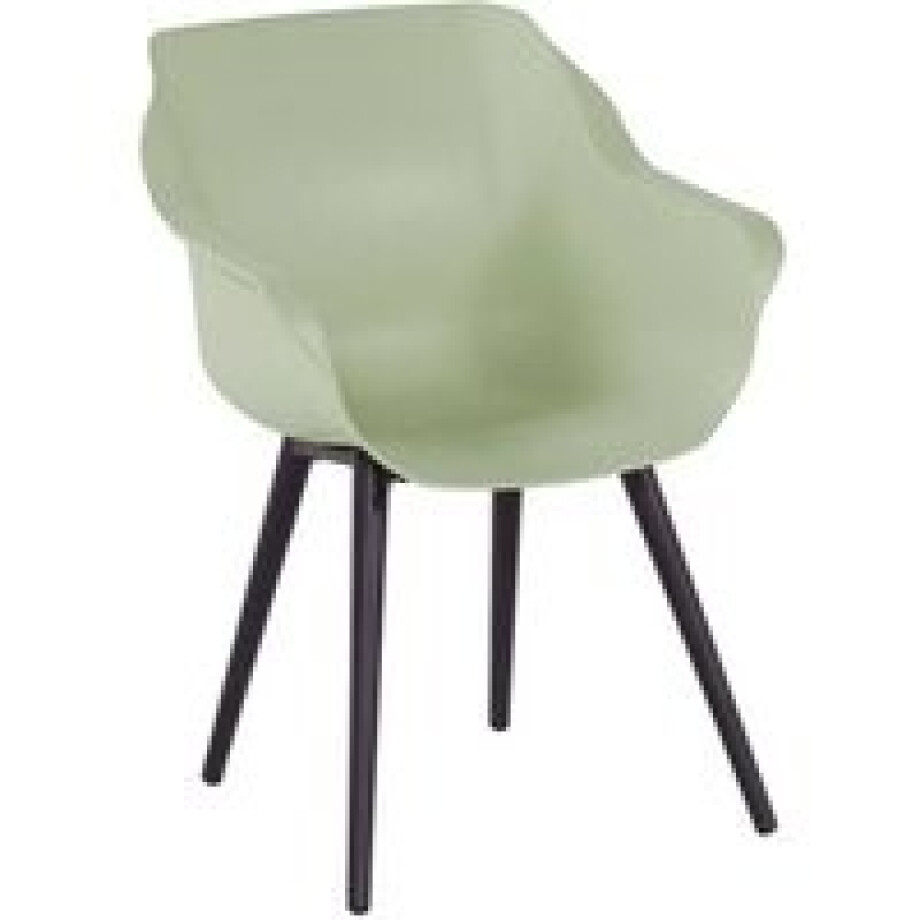 Hartman Sophie studio dining tuinstoel french green - met gratis kussen afbeelding 1