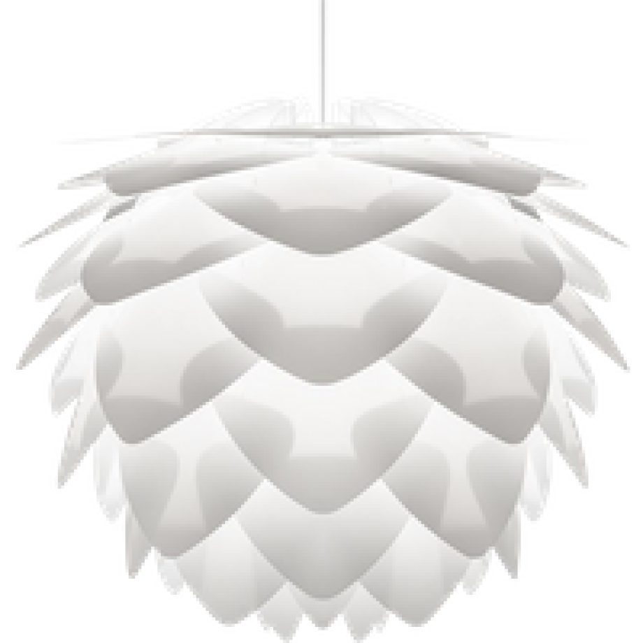 Silvia Medium hanglamp white - met koordset wit - Ø 50 cm afbeelding 1