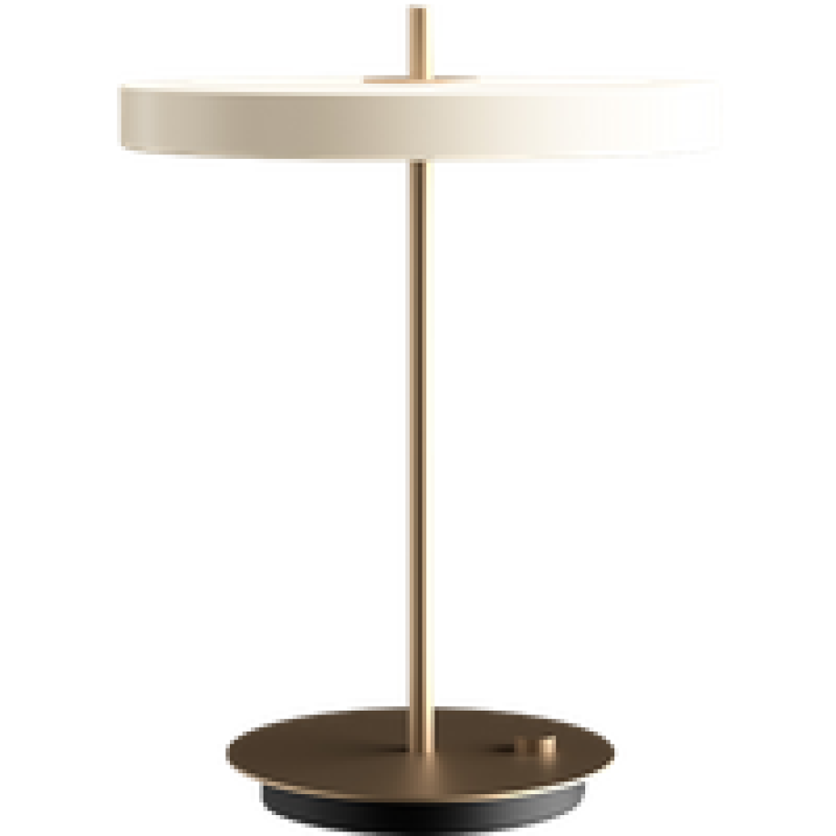 Asteria table pearl white - Ø 31 x 41,5 cm afbeelding 1