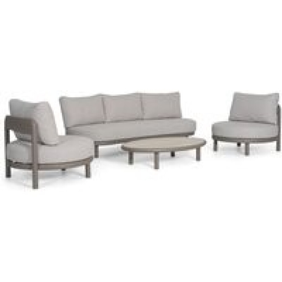 Santika Wave stoel-bank loungeset 4-delig Santika Wave stoel-bank loungeset 4-delig afbeelding 1