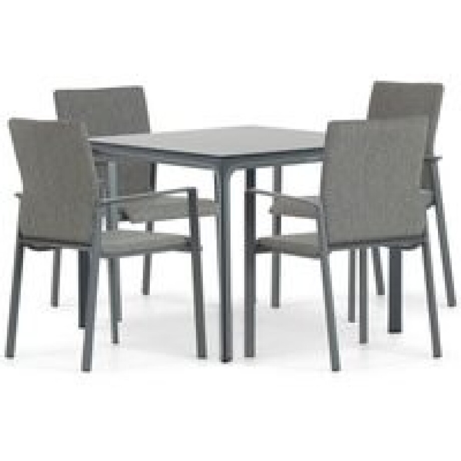 Lifestyle Rome/Cesar 90 cm dining tuinset 5-delig afbeelding 1