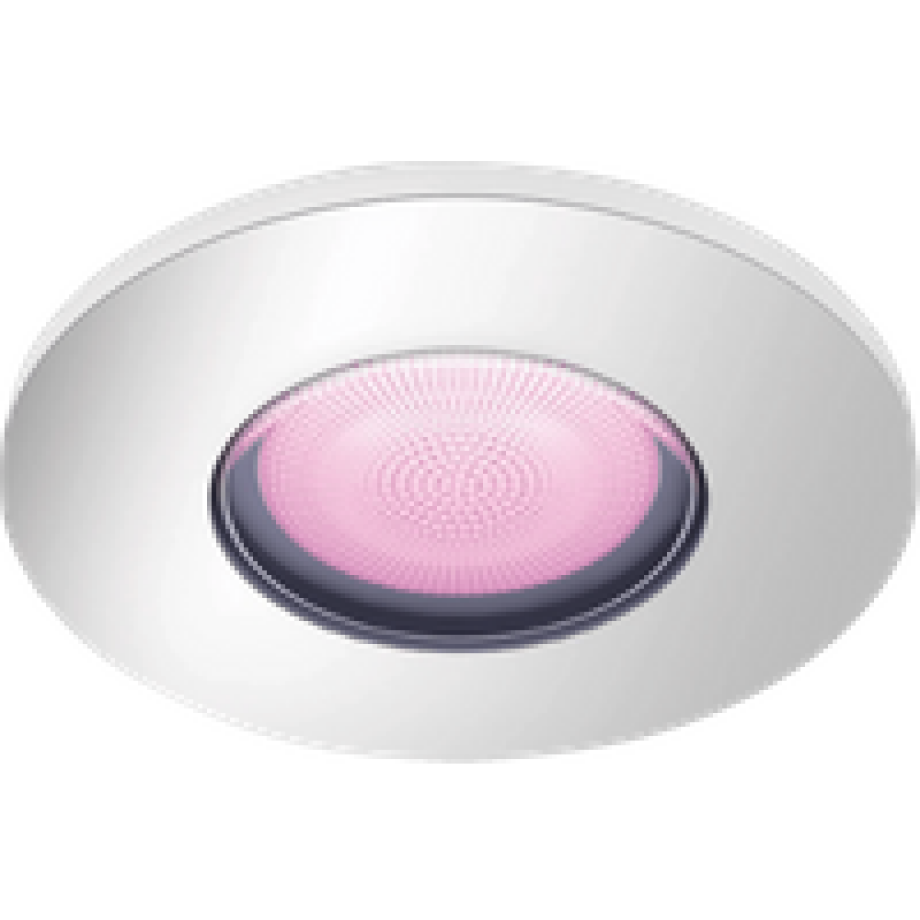 Philips Hue Xamento badkamer inbouwspot White and Color - Chroom - Rond afbeelding 