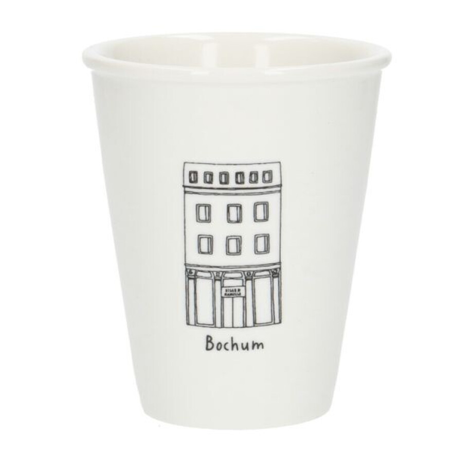 Gevel mok, Bochum, porselein, 200 ml Gevel mok, Bochum, porselein, 200 ml afbeelding 1