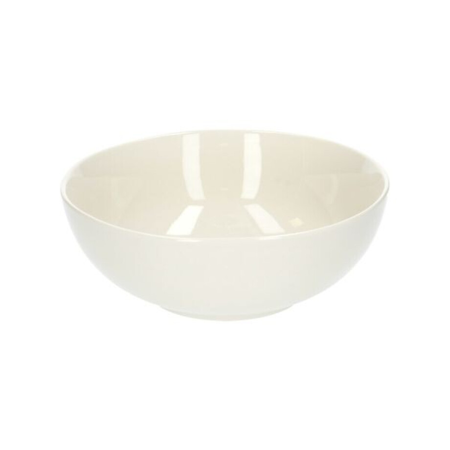 Kom, organisch, porselein, wit, Ø 17 cm afbeelding 1