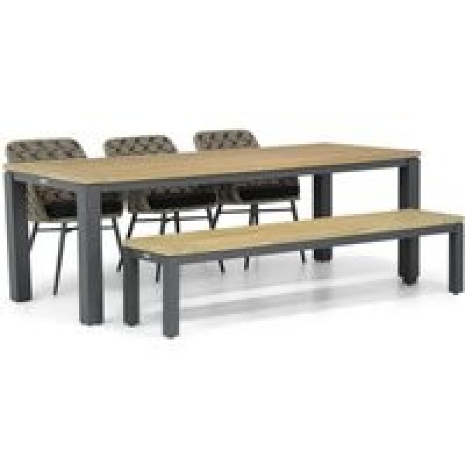 Lifestyle Crossway/Veneto 230 cm dining tuinset 5-delig afbeelding 1
