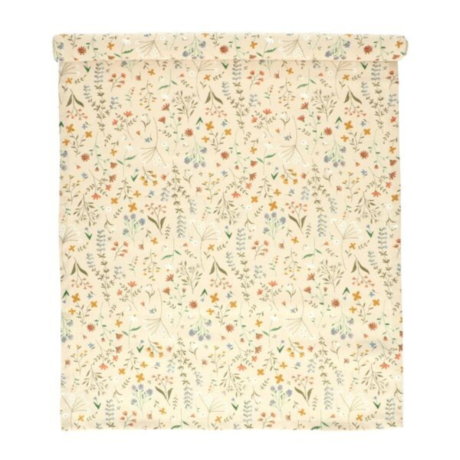 Tafelloper, GOTS bio-katoen, veldbloemen, 50 x 145 cm afbeelding 1