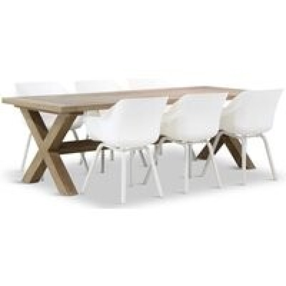Hartman Sophie element/Oregon 240 cm dining tuinset 7-delig Hartman Sophie element/Oregon 240 cm dining tuinset 7-delig afbeelding 1