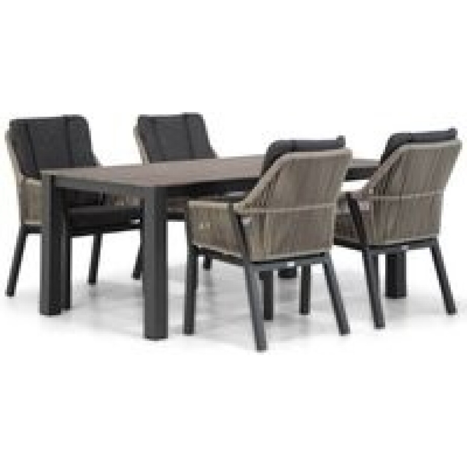 Lifestyle Verona/Valley 180 cm dining tuinset 5-delig afbeelding 1