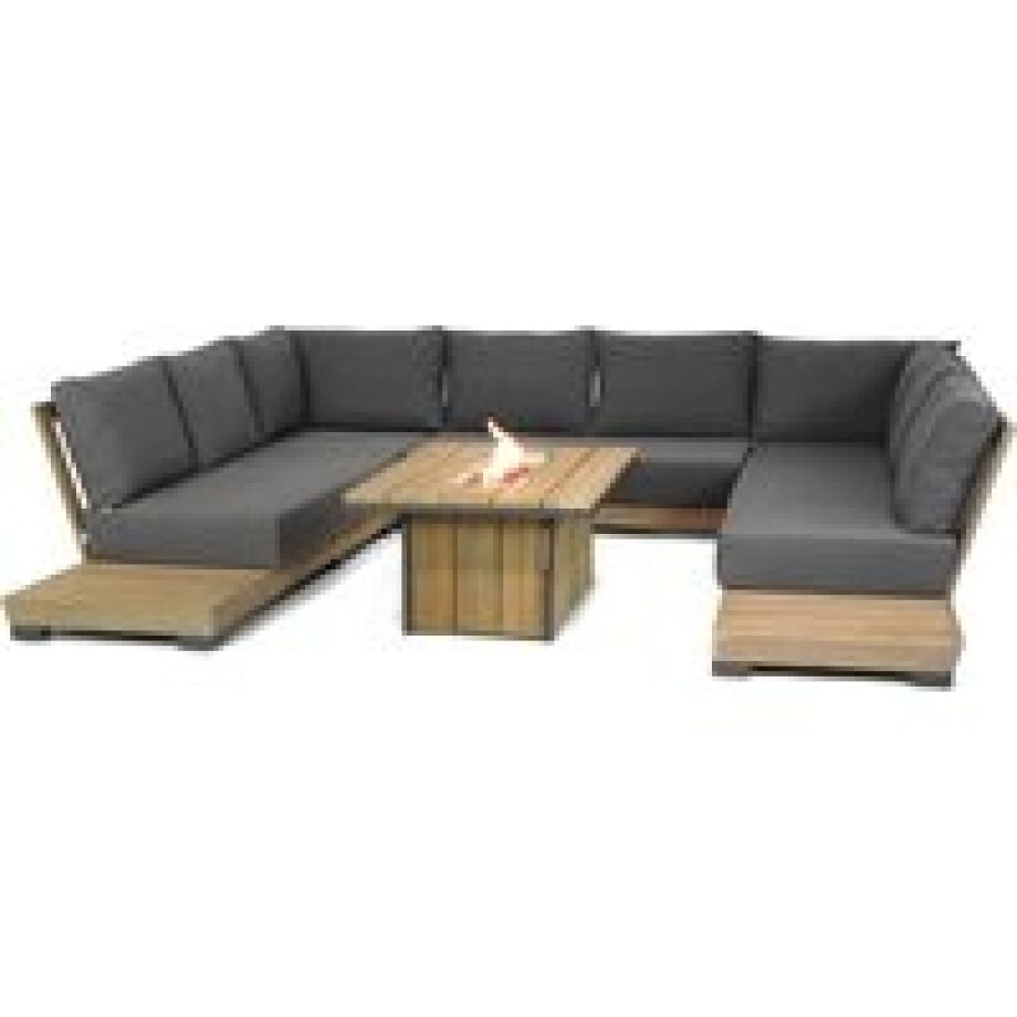 Lifestyle Hilton/Seaside 120 cm loungeset U-vorm 6-delig afbeelding 1
