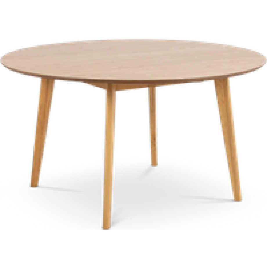 Jade houten eettafel naturel - Ø 140 cm afbeelding 1