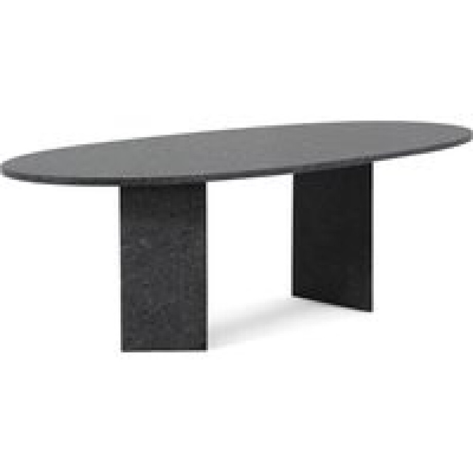Garden Collections Graniet dining tuintafel ovaal 240 x 120 cm afbeelding 1