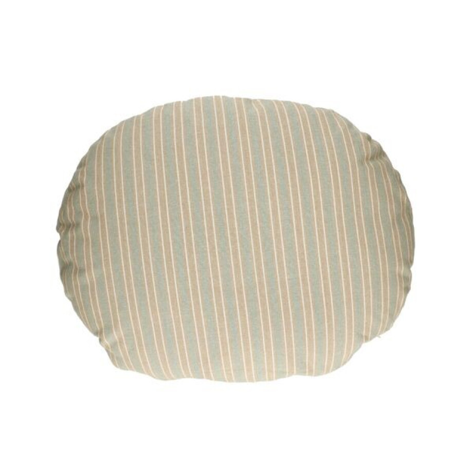 Kussen voor hondenmand, recycled katoen, gestreept, 60 x 50cm Kussen voor hondenmand, recycled katoen, gestreept, 60 x 50cm afbeelding 1