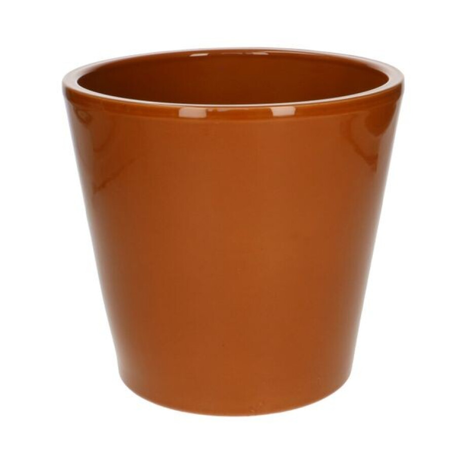 Bloempot, aardewerk, terracotta kleur, Ø20 cm afbeelding 1