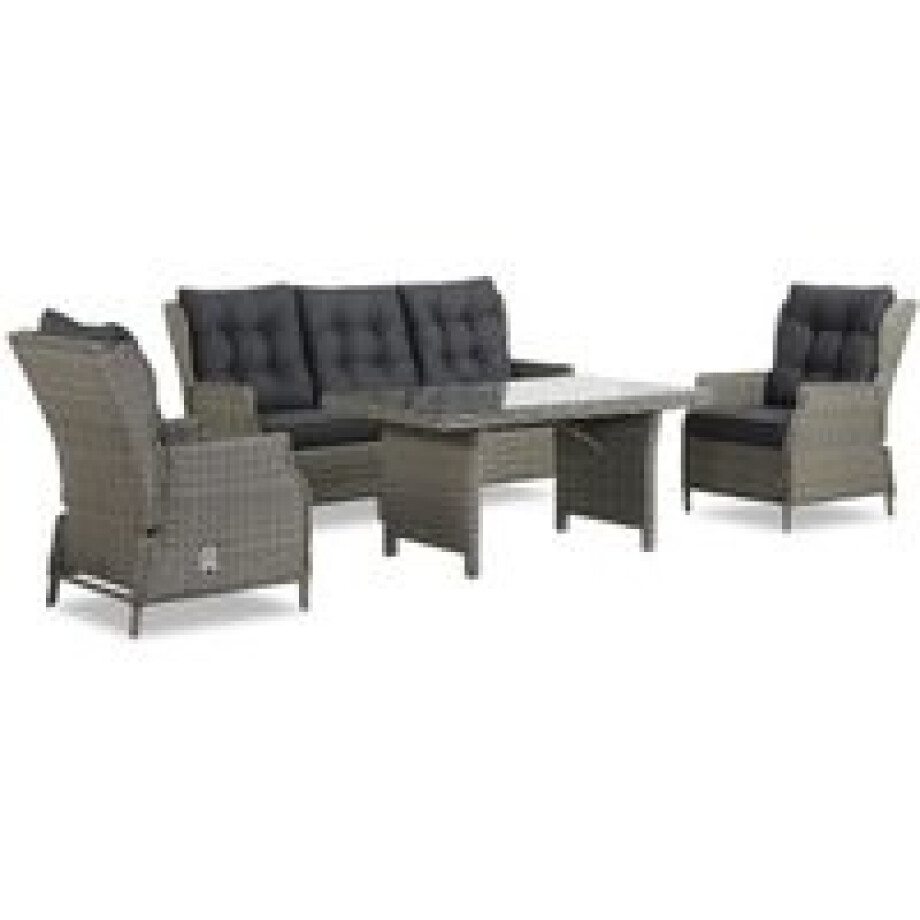 Garden Collections New Castle dining loungeset 4-delig afbeelding 1