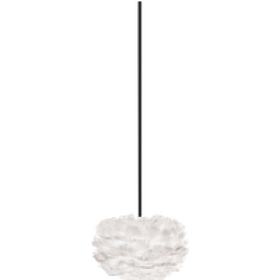 Eos Micro hanglamp white - met koordset zwart - Ø 22 cm afbeelding 1