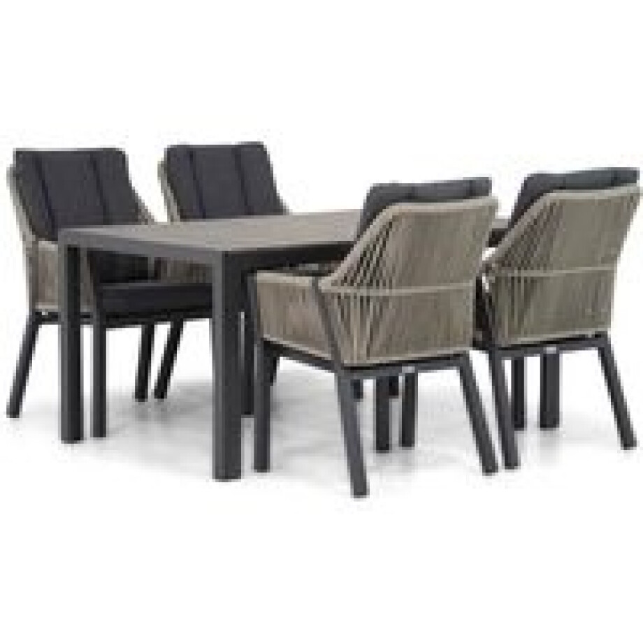 Lifestyle Verona/Young 155 cm dining tuinset 5-delig afbeelding 1