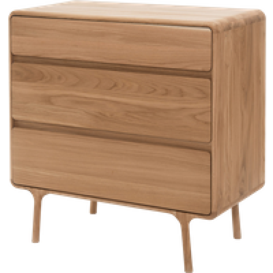 Fawn drawer houten ladekast naturel - 90 x 90 cm afbeelding 1