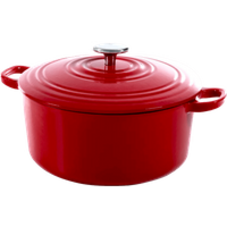 BK Bourgogne Braadpan 24 cm Chili Red BK Bourgogne Braadpan 24 cm Chili Red afbeelding