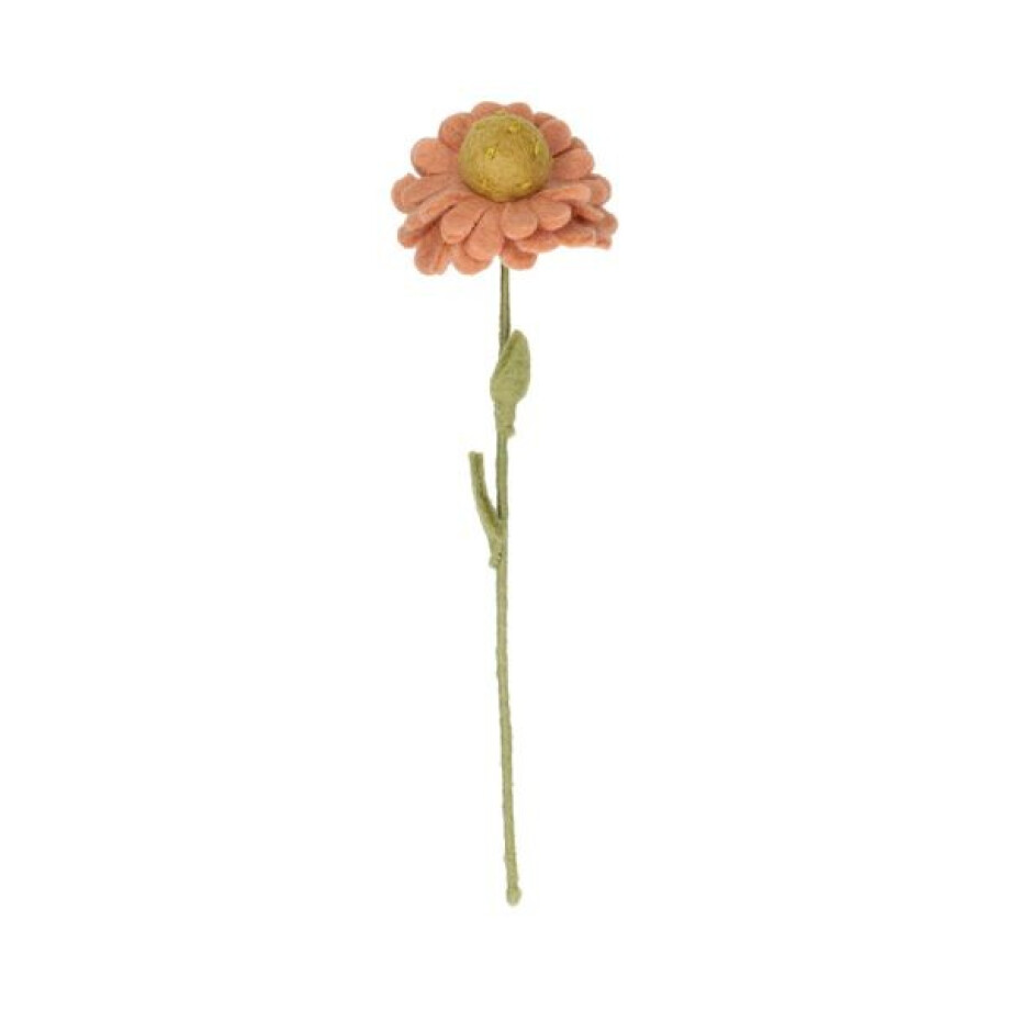Bloem zonnehoed, vilt, roze, 30 cm afbeelding 1