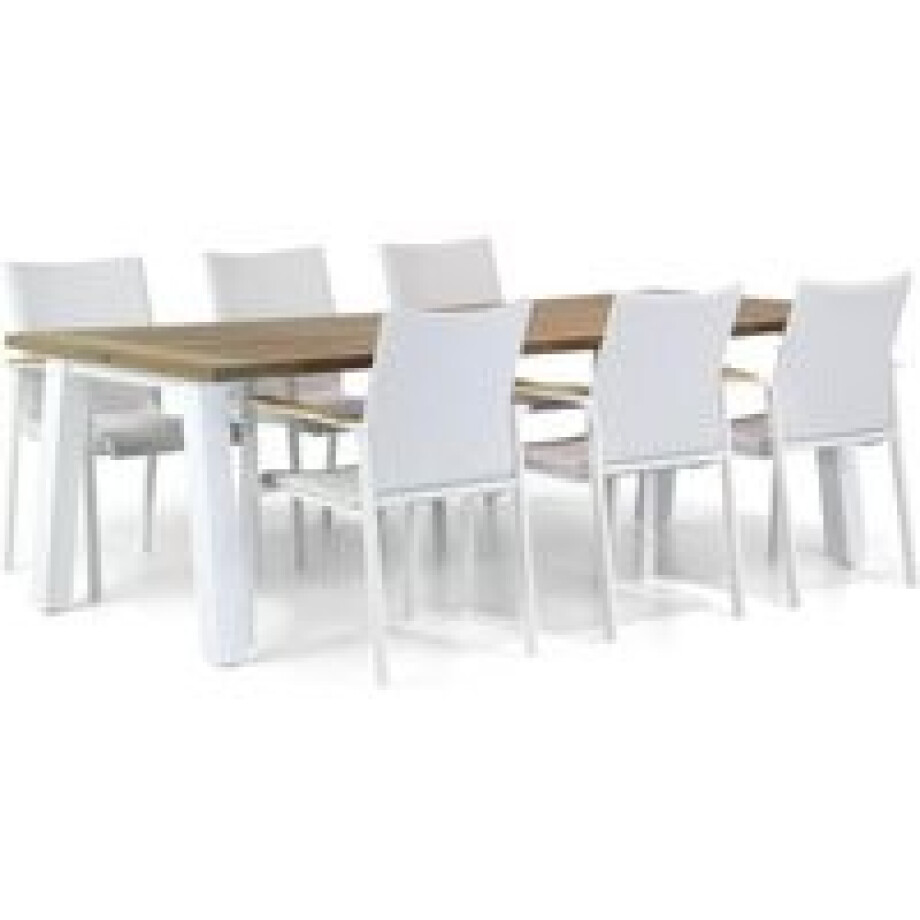 Lifestyle Brandon/Glasgow 240 cm dining tuinset 7-delig afbeelding 1