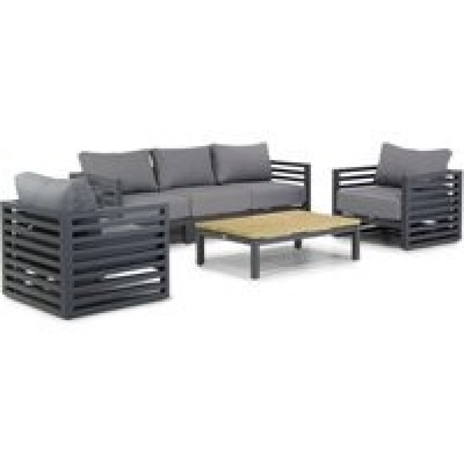 Santika Jaya/Riviera stoel-bank loungeset 6-delig Santika Jaya/Riviera stoel-bank loungeset 6-delig afbeelding 1