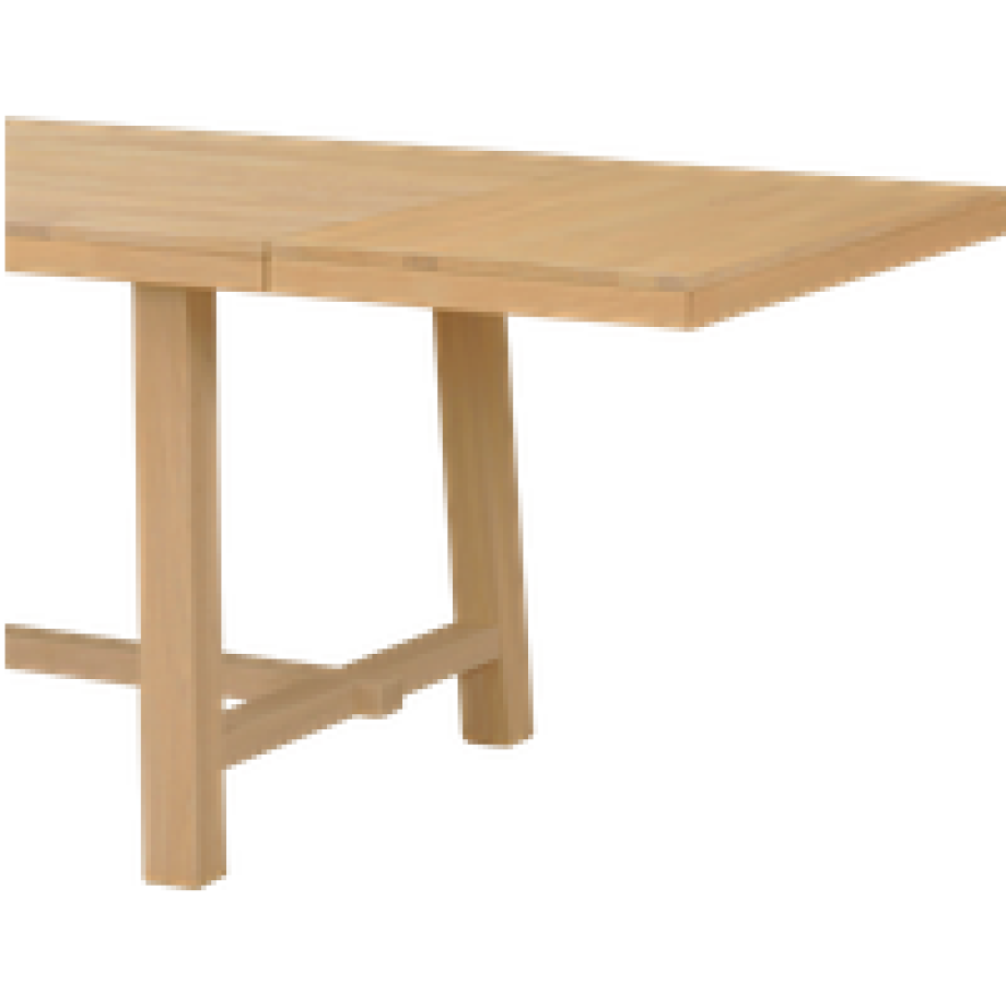 Brooklyn verlengstuk naturel voor Brooklyn eettafel - 50 x 95 cm afbeelding 1