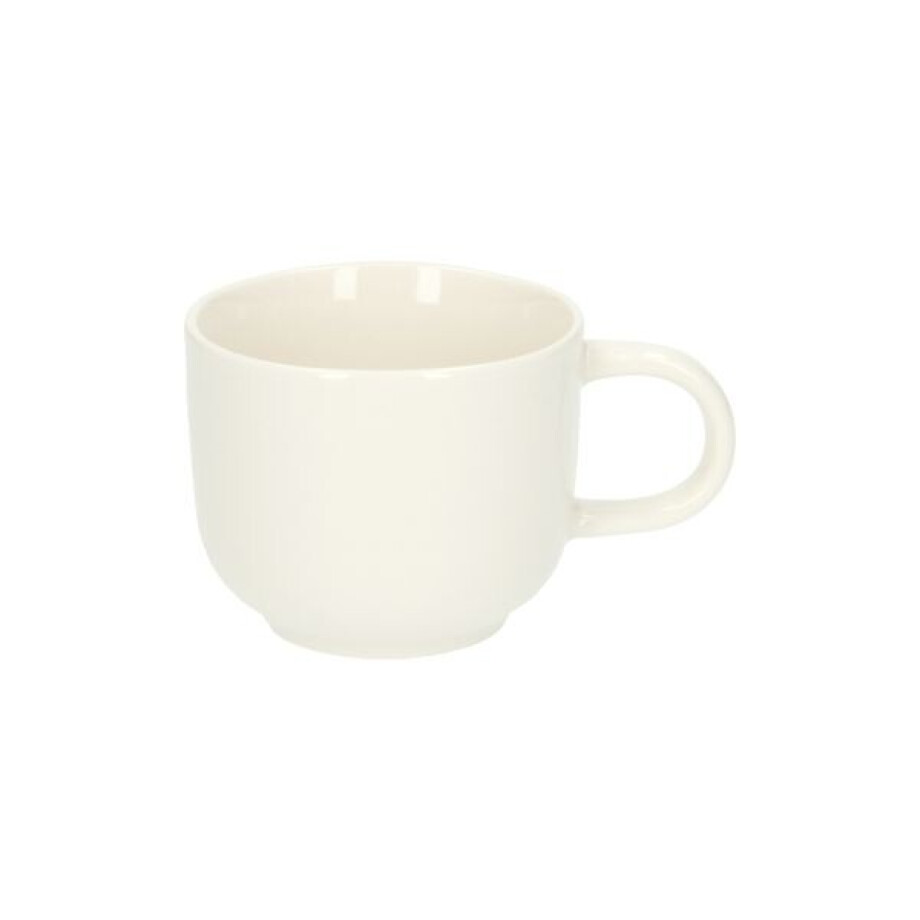 Espressomok, organisch, porselein, wit, Ø 7,7 cm Espressomok, organisch, porselein, wit, Ø 7,7 cm afbeelding 1