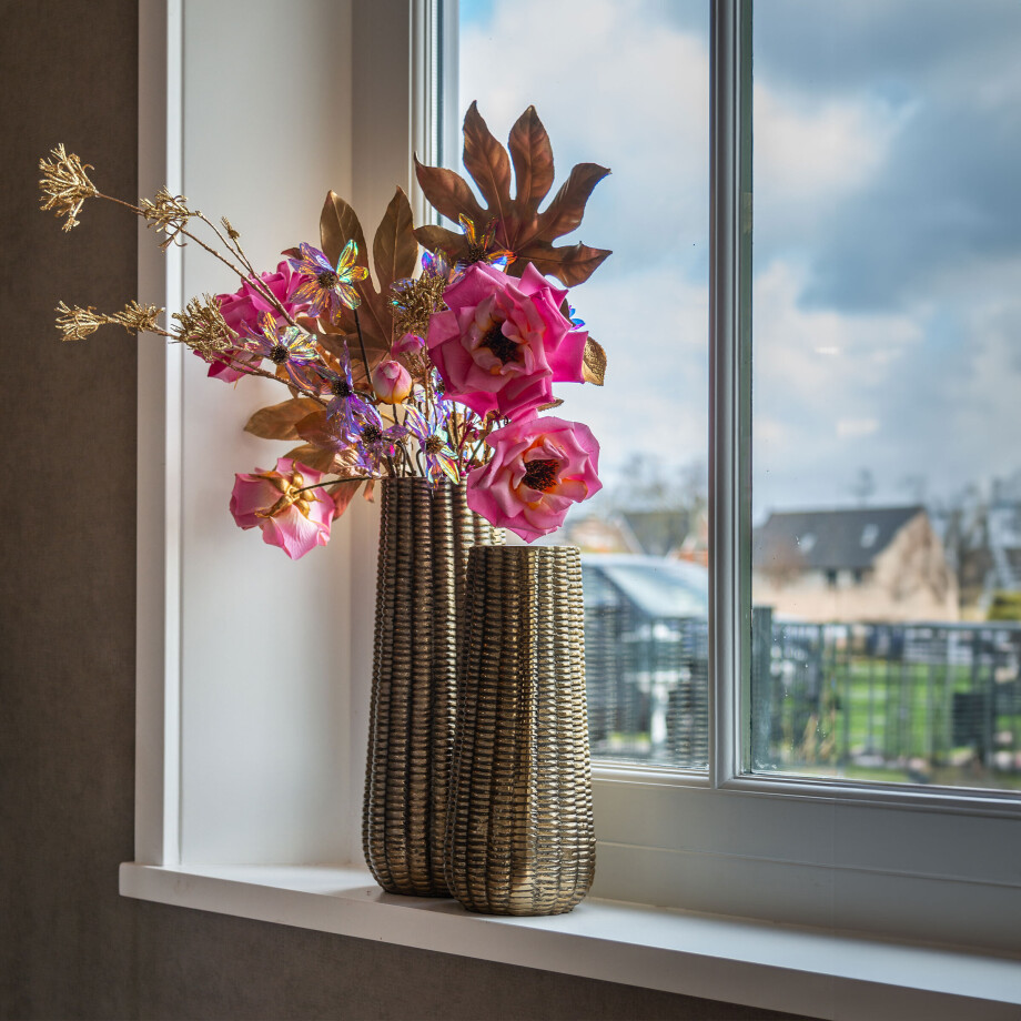Richmond Vaas 'Loran' 35cm hoog, kleur Goud afbeelding 1