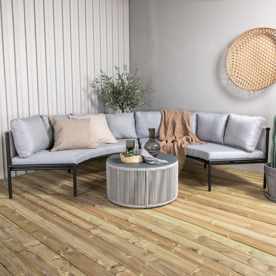 Nohr Loungeset 'Sauel' Met bank en tafel, kleur Grijs afbeelding 1