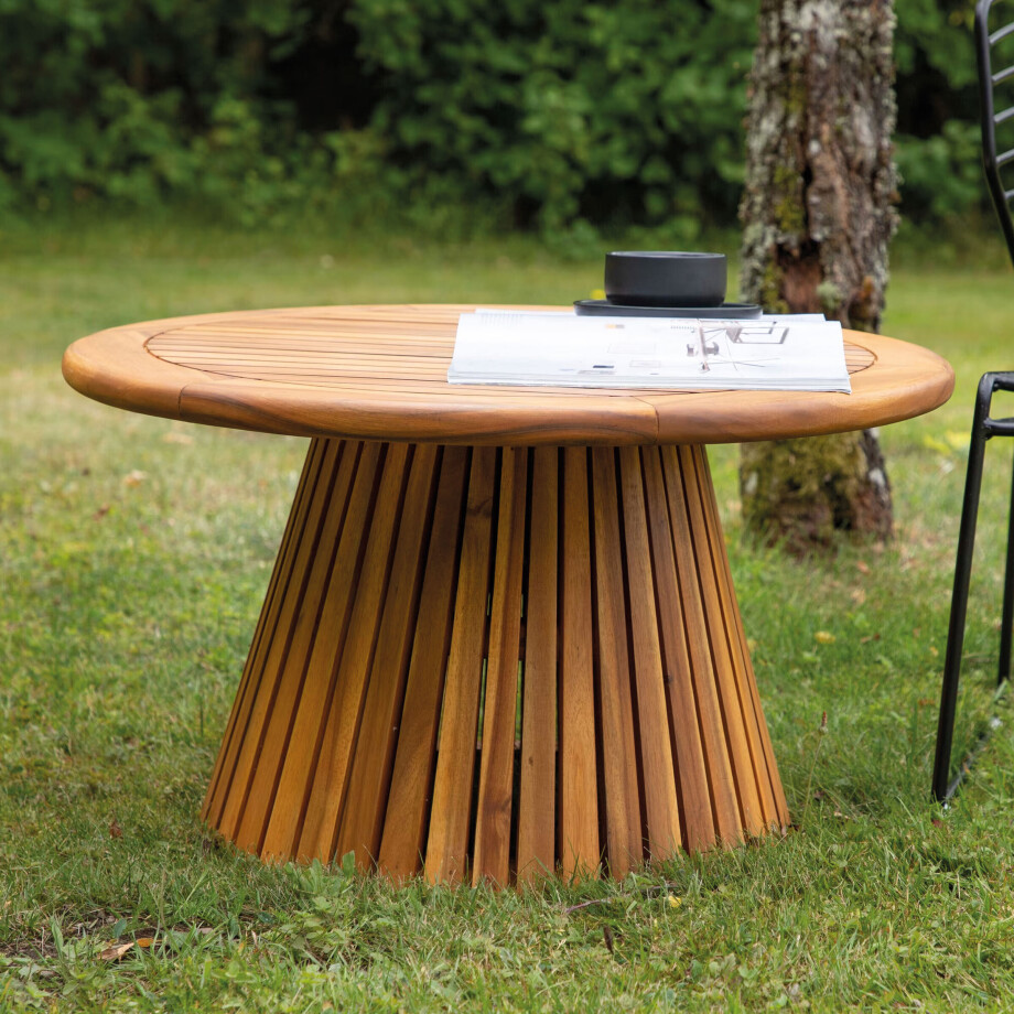 Nohr Ronde Loungetafel 'Lanay' Acaciahout, 70cm afbeelding 1