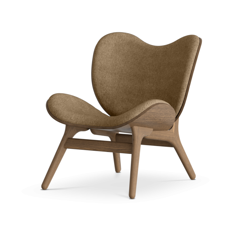 A Conversation Piece houten fauteuil donker eiken - Sugar Brown afbeelding 