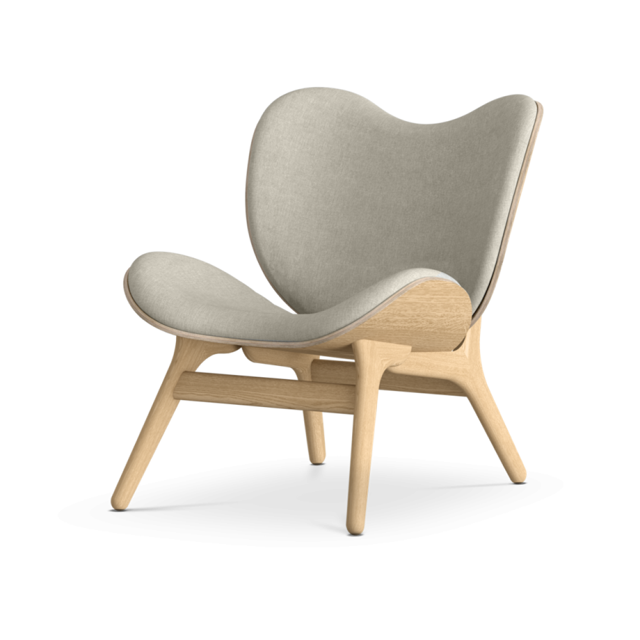 A Conversation Piece naturel houten fauteuil White Sands afbeelding 