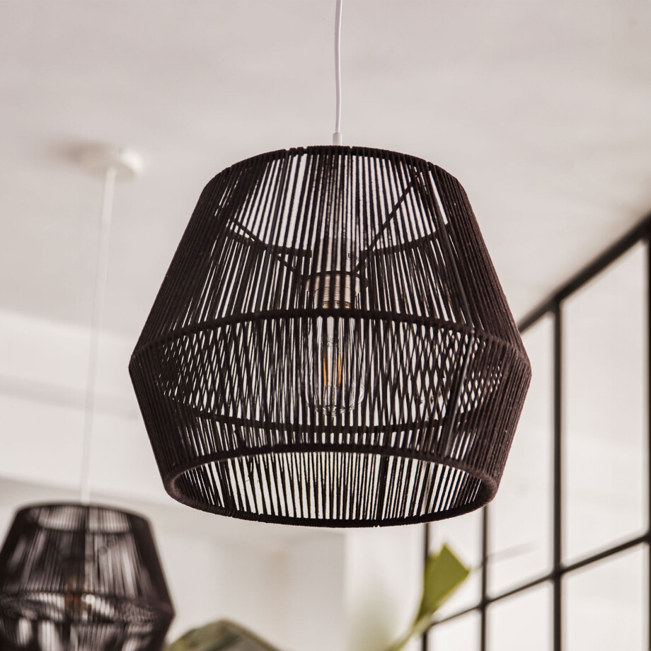 Kave Home Lampenkap 'Cantia' Katoen, Ø37cm afbeelding 1